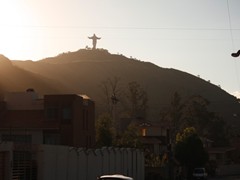 Cristo de la Concordia goruje nad Cochabamba